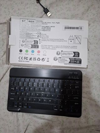 Tastiera Wireless Ricaricabile portabile