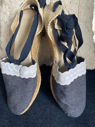Alpargatas esparto azul marino