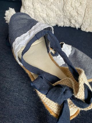 Alpargatas esparto azul marino