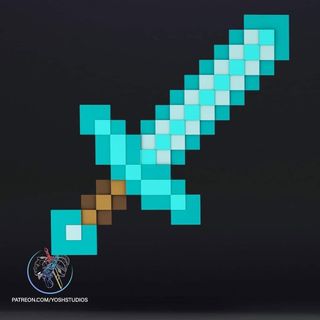 Armas Minecraft Espada Hacha Pico Cosplay Pintado