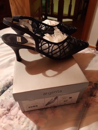 Zapatos Argenta azul marino talla 37
