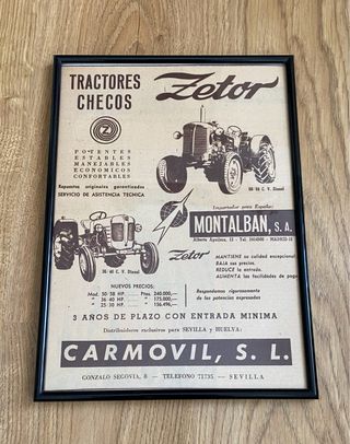 Quadro antico - Trattori Zetor
