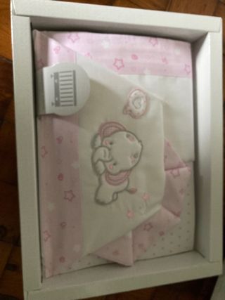 Set lettino culla bimba