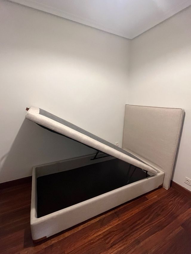 Divano letto beige 105x190