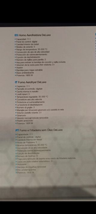 Friggitrice ad aria Princess 11lt