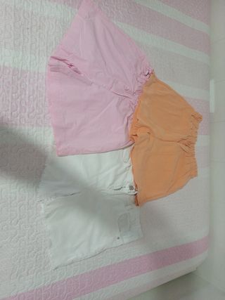 3 Shorts - Colores surtidos lote talla 11/12 niña