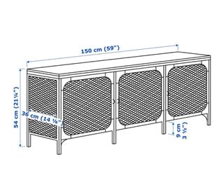 Conjunto de muebles estilo industrial Ikea