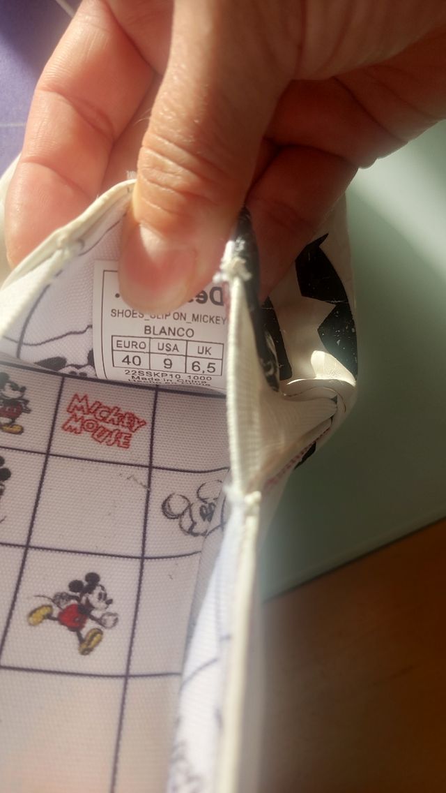 Mocasines Mickey Mouse Diseño - EU40