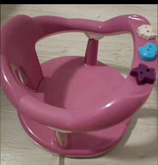 Silla ducha bebé rosa