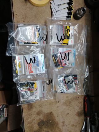 Confezioni 10 pz con filo e ami da pesca per bolo