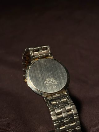 Reloj Seiko Quartz Clásico Bicolor