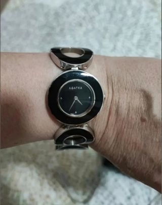 Reloj "Agatha Paris"- Negro y Plata