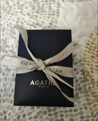 Reloj "Agatha Paris"- Negro y Plata