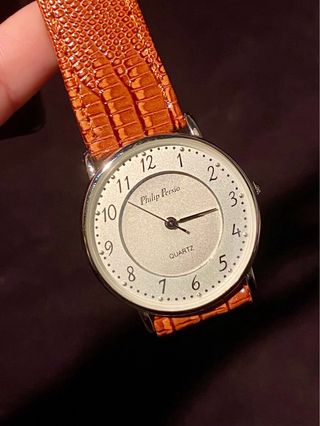 Relojes Philip Persio - Marrón y Plata