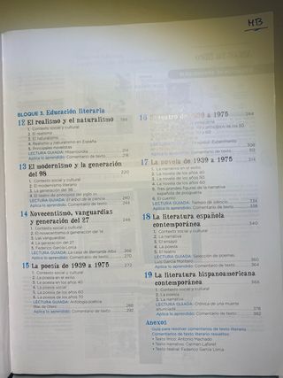 Libro Lengua y Literatura 2 Bachillerato