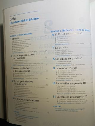 Libro Lengua y Literatura 2 Bachillerato