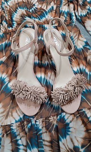 Sandali Cipria rosa tacco 9 cm n.41