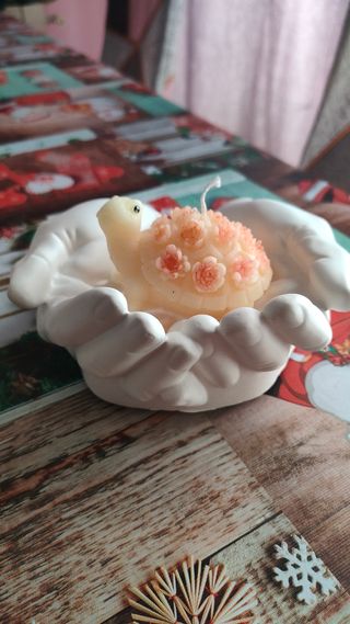 Vela tortuga artesanal