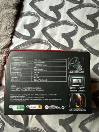 Proyector blanco nuevo