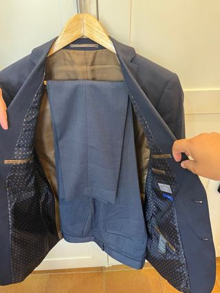 Trajes Azul y Azul Marino Hombre Talla 46 (M)
