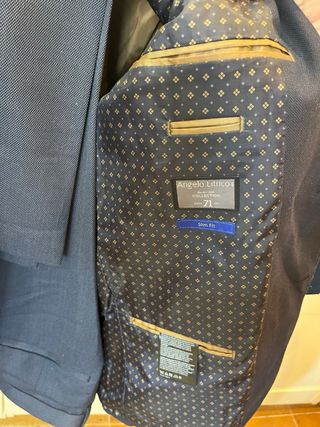 Trajes Azul y Azul Marino Hombre Talla 46 (M)