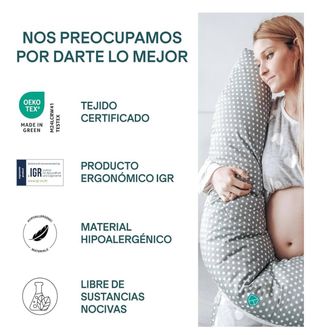 Cojín Embarazo & Lactancia - Almohada Ergonómica
