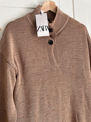 Conjunto punto Zara marrón