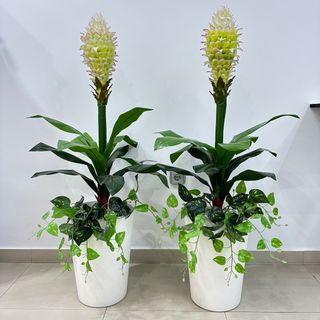 2 Macetas Artificiales - Plantas Decorativas