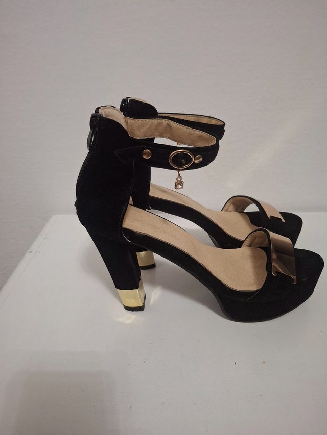 Sandali tacco alto neri - n.41