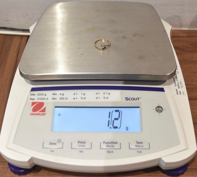 SORTIJA DE ORO BICOLOR 18K/1.2Gr