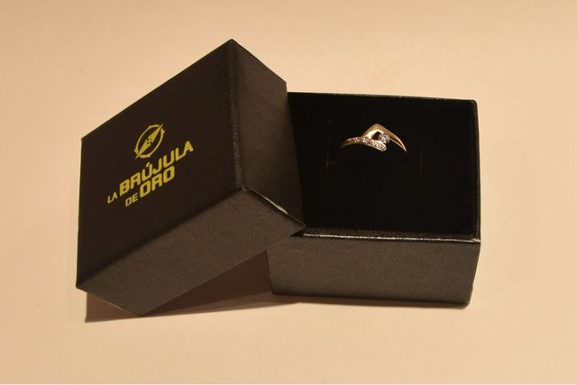 SORTIJA DE ORO BICOLOR 18K/1.2Gr