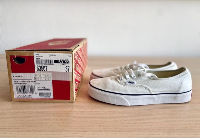 Zapatillas Vans Authentic blancas