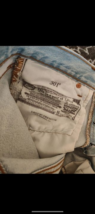 Shorts Levis - Vaqueros claros