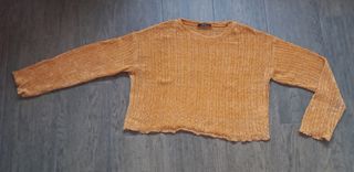 Jersey mostaza corto talla M