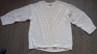 Jersey Stradivarius beige M - oversize