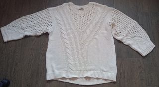 Jersey Stradivarius beige M - oversize