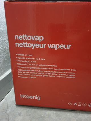 Limpiador Vapor Koenig Nettovap