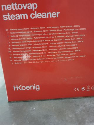 Limpiador Vapor Koenig Nettovap