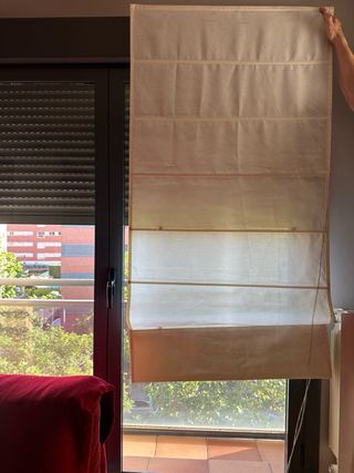 Cortina Estor - Beige/Blanco