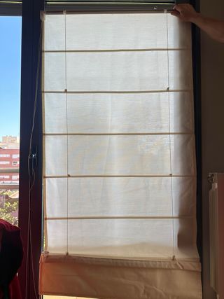 Cortina Estor - Beige/Blanco