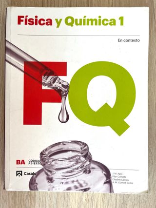 Física y Química 1 BACH