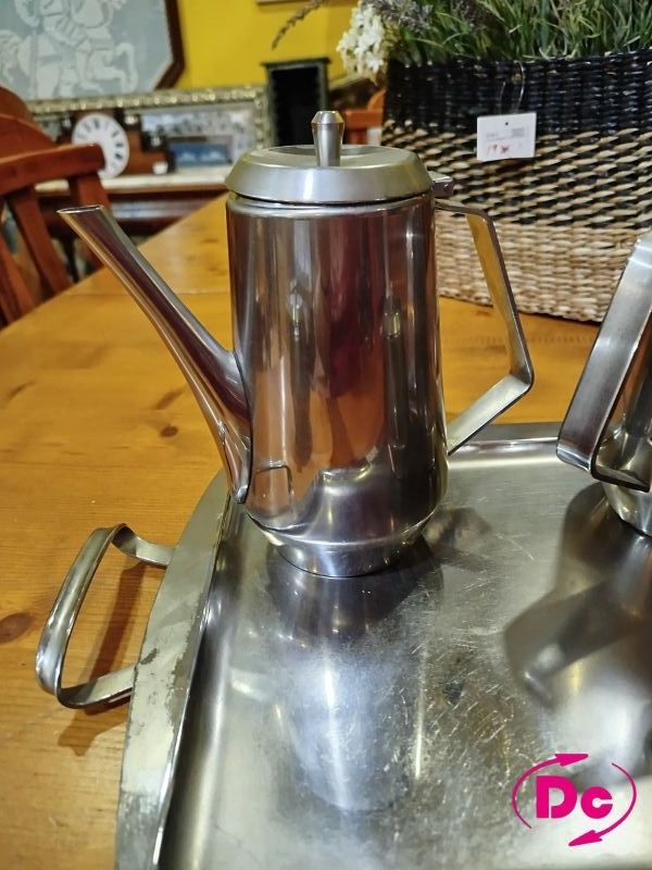 Juego Café Acero Inoxidable 5 piezas