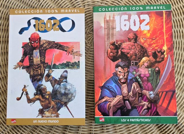 SERIE 1602 (4 TOMOS), SPIDERMAN,VERTICE, PANINI