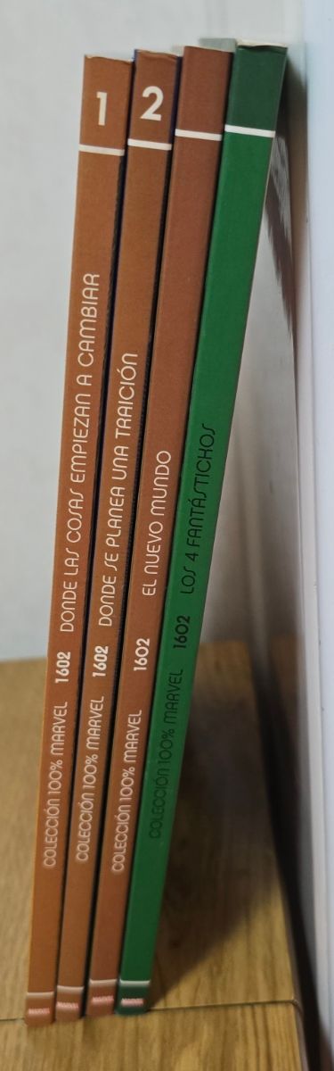 SERIE 1602 (4 TOMOS), SPIDERMAN,VERTICE, PANINI