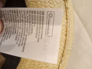 Sombrero Panamá beige y negro