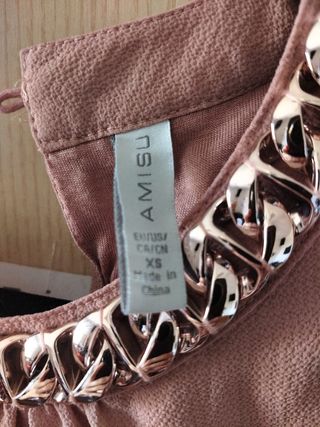 Blusa AMISU rosa talla XS