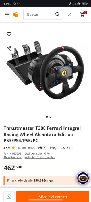 Playseat + volante t300 + pedales TLCM