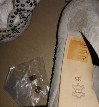 Sandali  grigi tacco 10