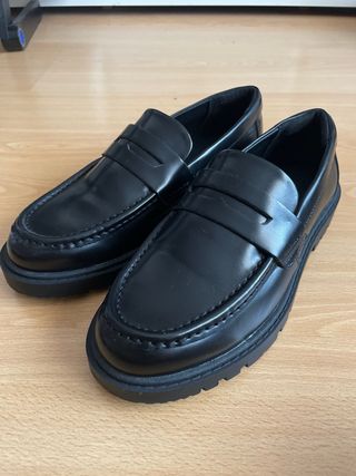 Mocasines Zara niño negros - talla 36