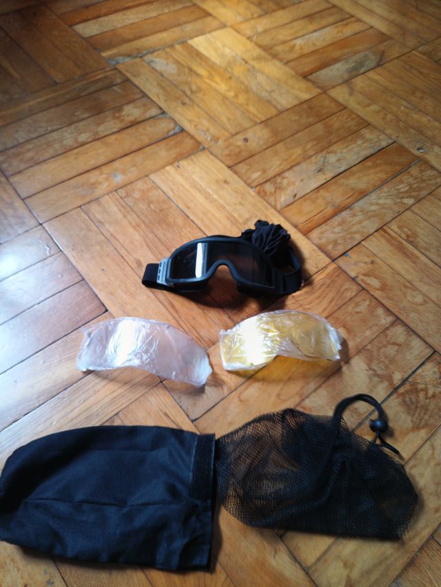 Gafas tácticas + protector antirayonazos